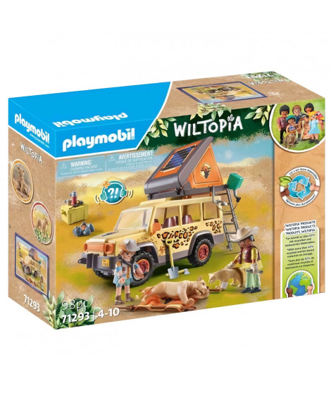 PLAYMOBIL - 71293 - Wiltopia - Explorateurs avec véhicule tout terrain - 98 pieces