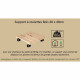 EDA Support a roulettes carré 40 x 40 cm en Bois - 4 roulettes - 40 x 40 x H.8,4 cm