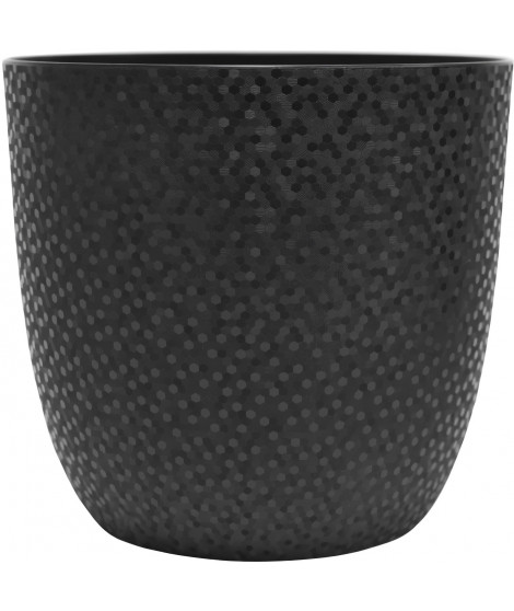 EDA Cache-pot OPALE Ø 29,5 cm - Volume 14,8 L - Noir