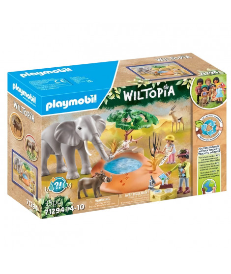 PLAYMOBIL - 71294 - Wiltopia - Explorateurs avec animaux de la savane