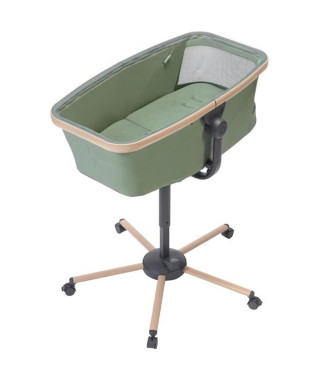 MAXI COSI Transat ALBA tout-en-un, berceau, évolutif, chaise haute (kit vendu séparément), Green, de la naissance a 3 ans