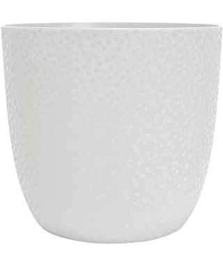 EDA Cache-pot OPALE Ø 29,5 cm - Volume 14,8 L - Blanc ivoire