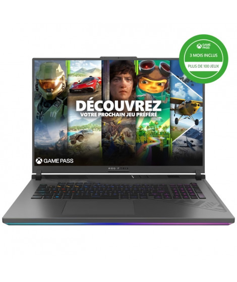 PC Portable Gamer ASUS ROG Strix G18 | 18 WUXGA 165Hz - RTX 4070 8Go - Intel Core i7-13650HX - RAM 32Go - 512Go SSD - Win 11