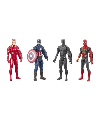 Pack de 4 figurines Avengers de 30 cm, Titan Hero Series,Marvel Avengers: Endgame, des 4 ans  Titan Hero Series,