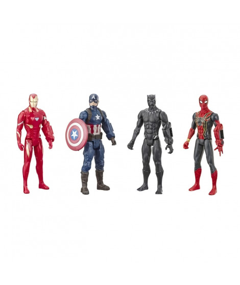 Pack de 4 figurines Avengers de 30 cm, Titan Hero Series,Marvel Avengers: Endgame, des 4 ans  Titan Hero Series,