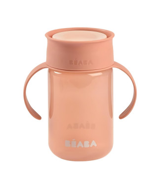 BEABA, Tasse d'apprentissage, 360°, rose