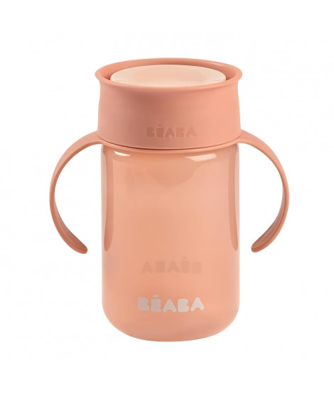 BEABA, Tasse d'apprentissage, 360°, rose