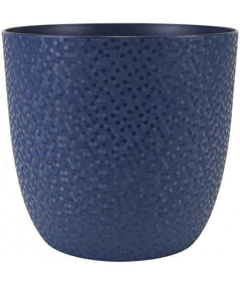 EDA Cache-pot OPALE Ø 29,5 cm - Volume 14,8 L - Bleu profond