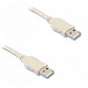 Cable USB 2.0 Hi-Speed, type A mâle / type A mâle, 1m80
