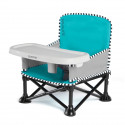 SUMMER INFANT Chaise d'appoint réhausseur Pop 'n Sit, intérieur, extérieur, pratique et compacte, pliage rapide, bleu