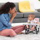 SUMMER INFANT Chaise d'appoint réhausseur Pop 'n Sit, intérieur, extérieur, pratique et compacte, pliage rapide, rose