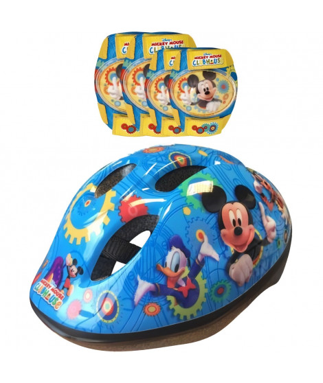 Set de Protection Mickey - Casque, Coudieres et Genouilleres - Garçon - Multisport