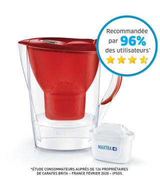 CARAFE MARELLA 2 MOIS ROUGE