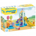 PLAYMOBIL 1.2.3 71326 Aire de jeux avec toboggan géant