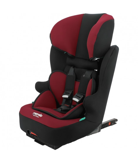 Siege auto isofix NANIA RACE I FIX 76-140 cm R129 de 3 a 10 ans  Tetiere réglable - Base inclinable - Rouge -Fabrication Fr…