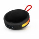 BIGBEN Party - Enceinte Bluetooth ronde avec dragonne et effets lumineux - 15W - Noir et rouge