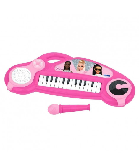 Piano électronique pour enfants Barbie avec effets lumineux et microphone