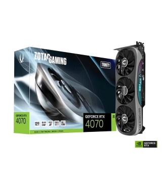 ZOTAC - Nvidia - Carte Graphique - GeForce RTX 4070 Trinity - 12Go