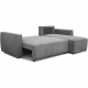 Canapé d'angle convertible réversible 3-4 places PHARELL - velours côtelé Anthracite - Coffre de rangement - L224 x P155 x H8…