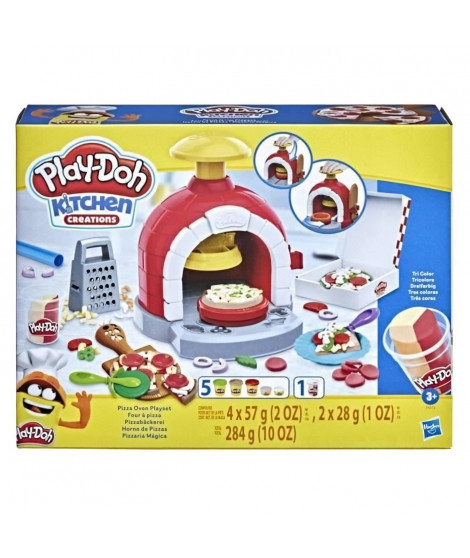 Play-Doh Kitchen Creations Four a pizza - PLAYDOH - Pâte a modeler - Jaune - Mixte - Enfant