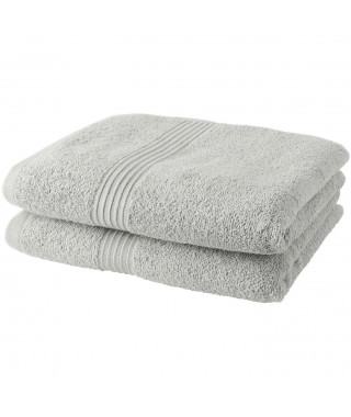 Lot de 2 serviettes de toilette TODAY 50x90 cm 100% Coton - Craie