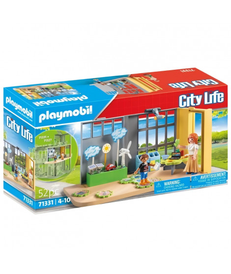PLAYMOBIL 71331 Classe éducative sur l'écologie- City Life - L'école - Aimer apprendre Univers scolaire