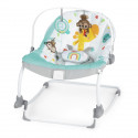 BRIGHT STARTS Rocker évolutif Wild Vibes, vibrations apaisantes, 2 positions d'inclinaison, jusqu'a 36 mois