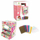 Coffret a bijoux mosaiques - Sycomore - Stick n Fun 3D - Plus de 500 mosaiques colorées - 150 gems - Rose