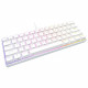 Clavier mécanique Gaming - CORSAIR - K65 RGB Mini 60% - Format compact - RGB - CHERRY MX Red - Blanc - (CH-9194110-FR)