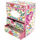 Coffret a bijoux mosaiques - Sycomore - Stick n Fun 3D - Plus de 500 mosaiques colorées - 150 gems - Rose