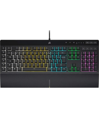 Clavier Gamer - AZERTY - CORSAIR - K55 RGB Pro - Numérique - Dôme en caoutchouc - RGB 5 Zones - (CH-9226765-FR)