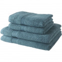 2 Serviettes de bain TODAY 50x90 + 2 Draps de bain 70x130 cm 100% Coton - Paon