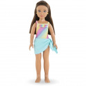 Coffret Luna a la plage COROLLE GIRLS - poupée mannequin - 5 accessoires - 28 cm - Des 4 ans