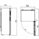 BEKO RDSE450K30SN- Réfrigérateur double porte pose libre 379L (280+99L) - Froid brassé - L70x H170,5cm - Gris Acier