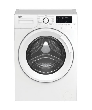 Lave-linge hublot BEKO UWM7014RO - 7kg - L60cm -Induction - 1400 trs/min - Blanc