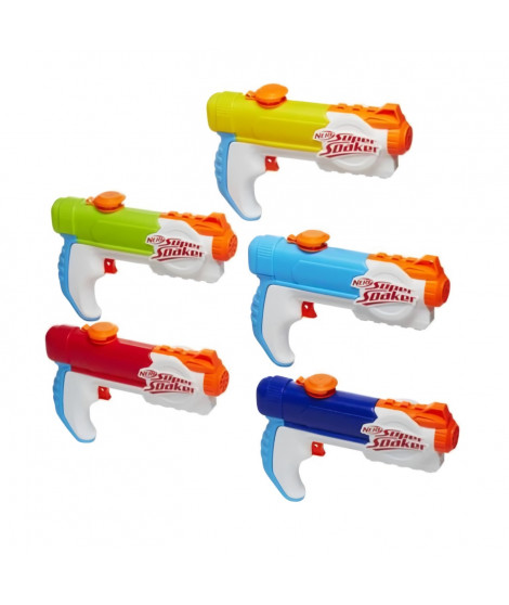 Pistolets a eau Nerf Super Soaker Multipack Piranha - Pack de 5 - Pour Enfants et Adultes - a partir de 6 ans