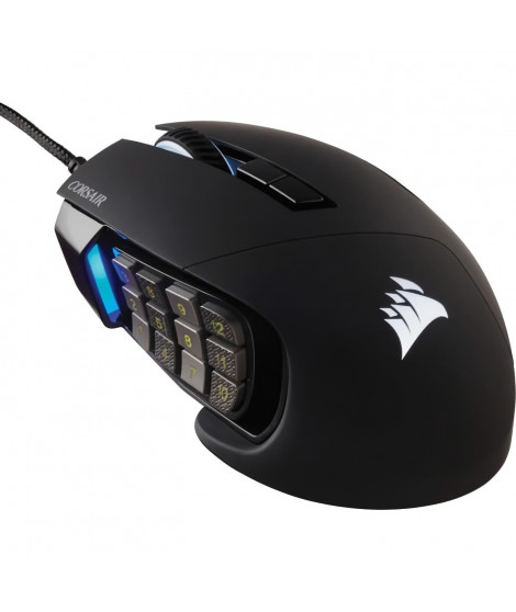 CORSAIR Souris Gamer SCIMITAR RGB ELITE - 18 000 DPI - Noir (CH-9304211-EU)