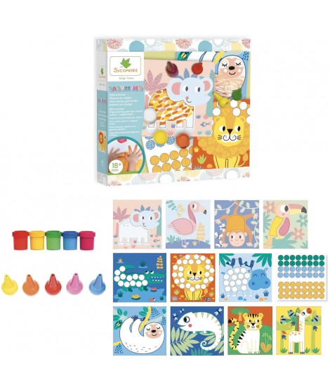 Sycomore - Coffret multi activités animaux de la jungle Babyssimo