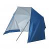 Parasol paravent plage polyester anti UV - 22/25 180cm - Bleu