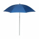 Parasol paravent plage polyester anti UV - 22/25 180cm - Bleu