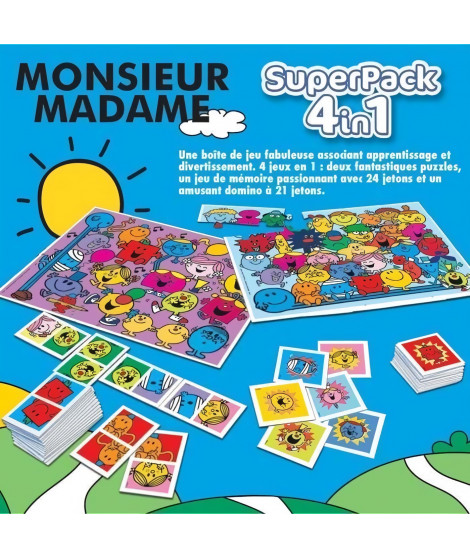 EDUCA SUPERPACK MONSIEUR MADAME - Set de 2 jeux éducatifs