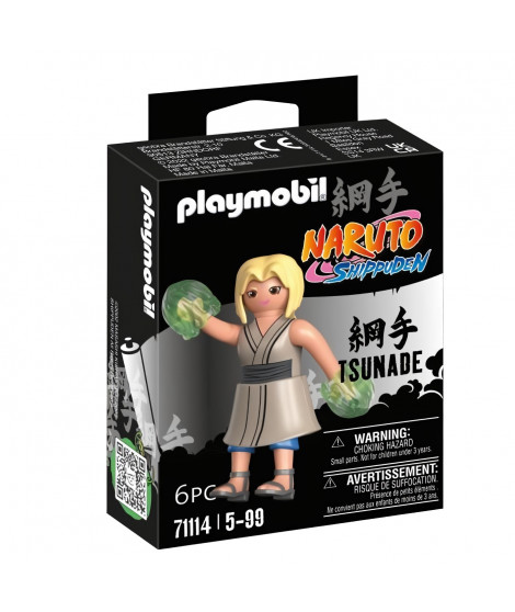 Figurine PLAYMOBIL Tsunade - Naruto Shippuden - Blanc - 6 pieces - A partir de 5 ans