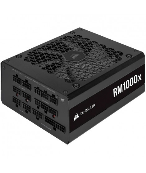 CORSAIR - RM1000x - Bloc d'alimentation - 1000 Watts - RMx Series 2021 - Certifié 80 PLUS GOLD - (CP-9020201-EU)