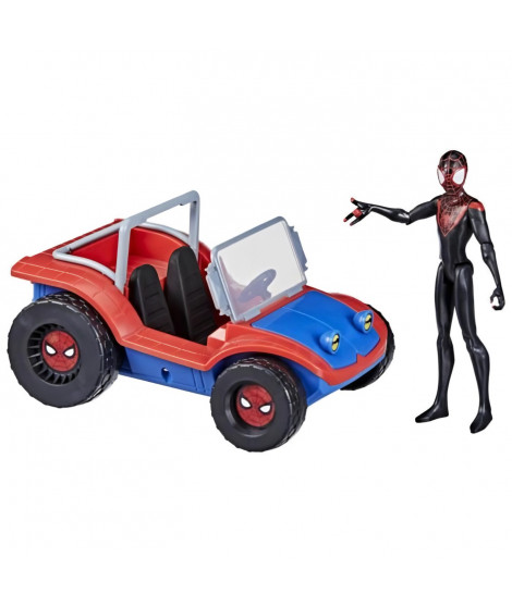 Véhicule Spider-Mobile et figurine Miles Morales Marvel Spider-Man 15cm des 4 ans