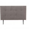 Tete de lit 160 cm ESTIA - Velours Taupe - Réglable en hauteur de 105 a 116 cm