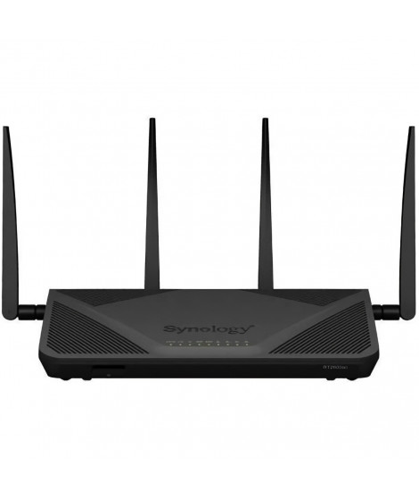 SYNOLOGY Routeur sans fil wifi RT2600AC- AC Dual-band 2600 Mbps - MU-MIMO avec 4 ports LAN et 1 port WAN 10/100/1000 Mbps