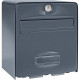 Boîte aux lettres BURG WACHTER BALTHAZAR MINI 1 Porte - Murale - Acier galvanisé - Ouverture totale - Anthracite -Fabriqué en…