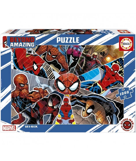 Puzzle SPIDER-MAN BEYOND AMAZING - 1000 pieces - Marque Educa - Pour enfant a partir de 14 ans