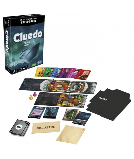 Cluedo Escape : Péril en haute-mer - Jeu de société stratégie