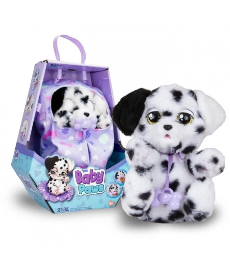 Peluche Baby Paws - mon bébé chien, Dalmatien - IMC Toys